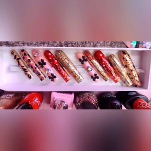 Non Acrylics Press On Nail XXL